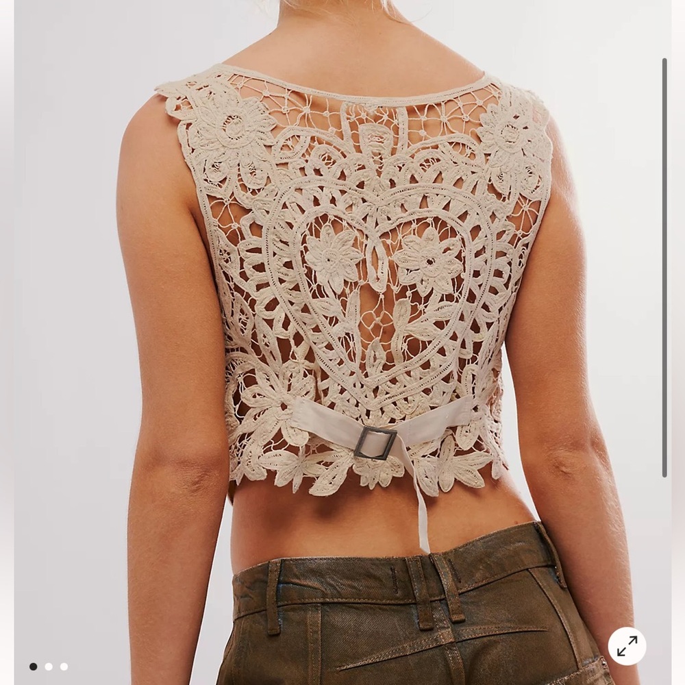 free people Battenburg Vest - Picture 3 of 6